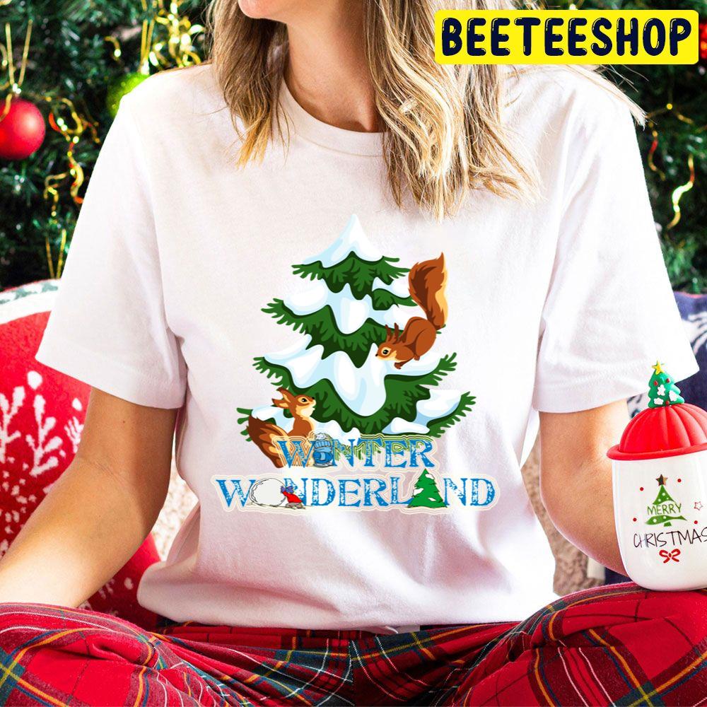 Winter Wonderland Christmas Tree Trending Unisex Hoodie Winter Wonderland Christmas Tree Trending Unisex Hoodie