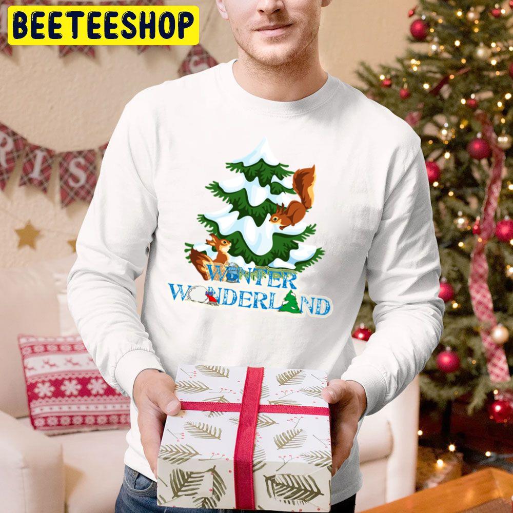 Winter Wonderland Christmas Tree Trending Unisex Hoodie Winter Wonderland Christmas Tree Trending Unisex Hoodie