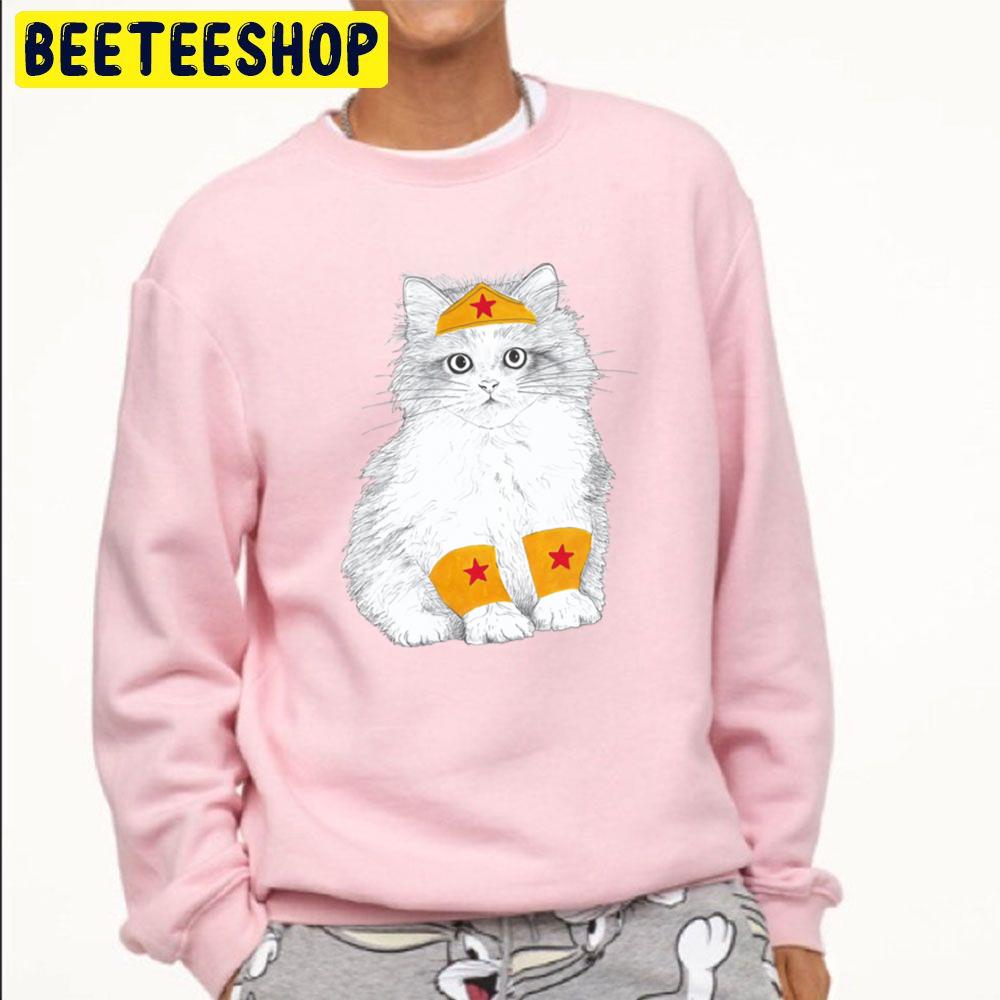 Wonder Cat Wonder Woman Trending Unisex Sweatshirt Wonder Cat Wonder Woman Trending Unisex Sweatshirt