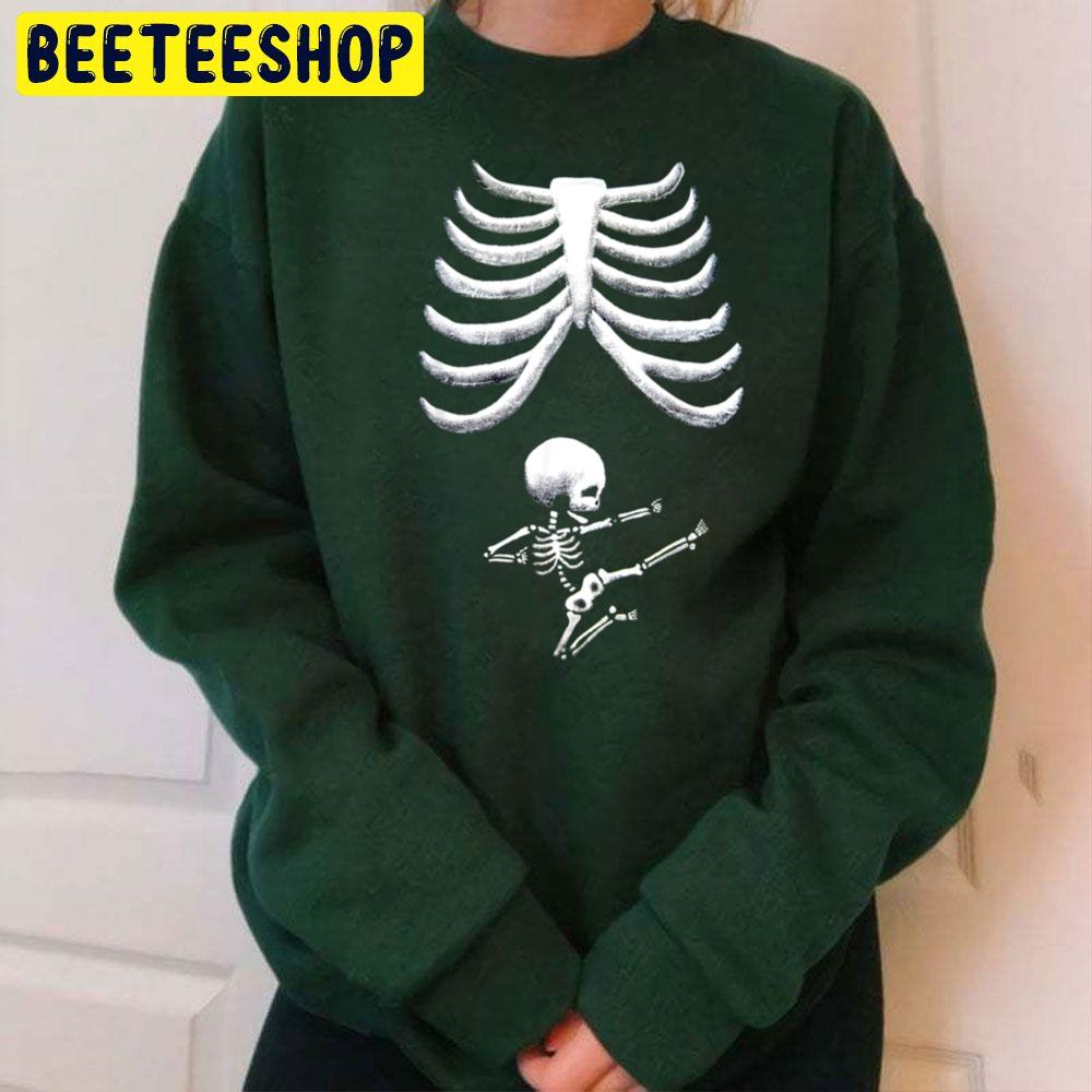 X-Ray Skeleton Pregnant Halloween Mom Trending Unisex Sweatshirt X-Ray Skeleton Pregnant Halloween Mom Trending Unisex Sweatshirt