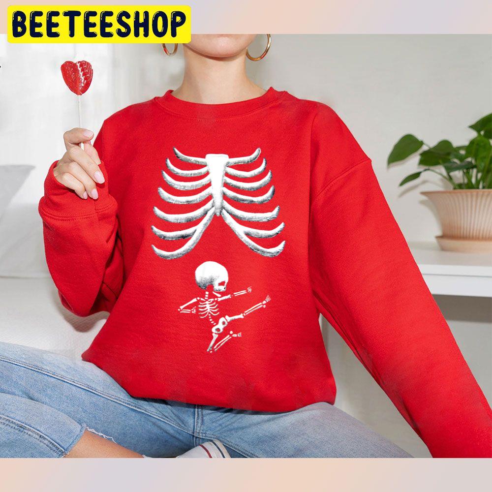 X-Ray Skeleton Pregnant Halloween Mom Trending Unisex Sweatshirt X-Ray Skeleton Pregnant Halloween Mom Trending Unisex Sweatshirt