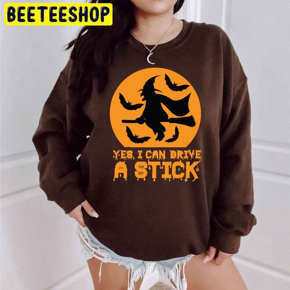 Yes, I Can Drive A Stick Halloween Broomstick Witch Trending Unisex Sweatshirt Yes, I Can Drive A Stick Halloween Broomstick Witch Trending Unisex Sweatshirt