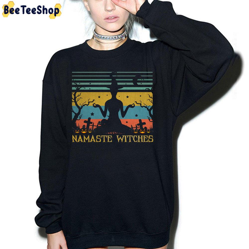 Yoga Namaste Witches Halloween Trending Unisex Sweatshirt Yoga Namaste Witches Halloween Trending Unisex Sweatshirt