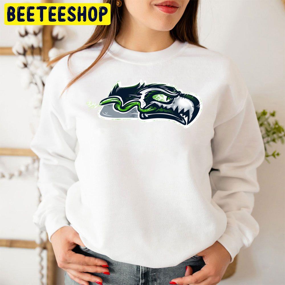 Zombie Seattle Seahawks Football Logo Halloween Trending Unisex Sweatshirt Zombie Seattle Seahawks Football Logo Halloween Trending Unisex Sweatshirt