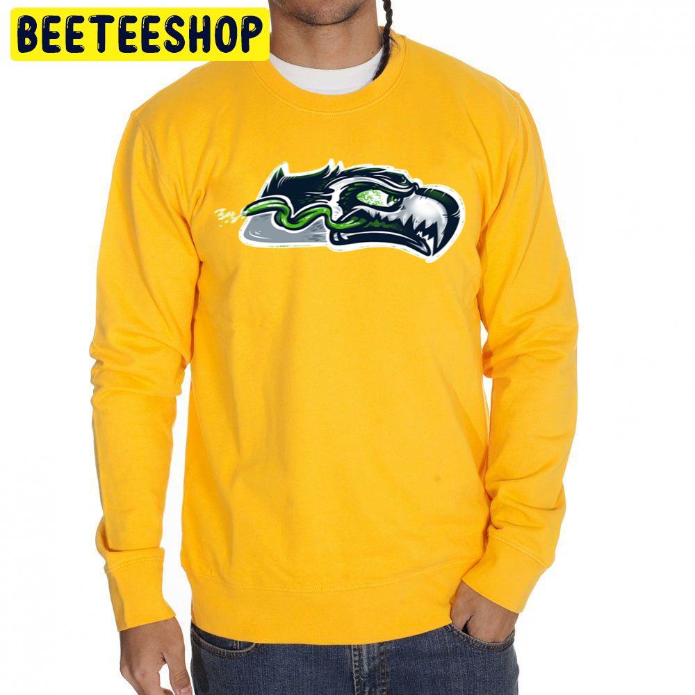 Zombie Seattle Seahawks Football Logo Halloween Trending Unisex Sweatshirt Zombie Seattle Seahawks Football Logo Halloween Trending Unisex Sweatshirt