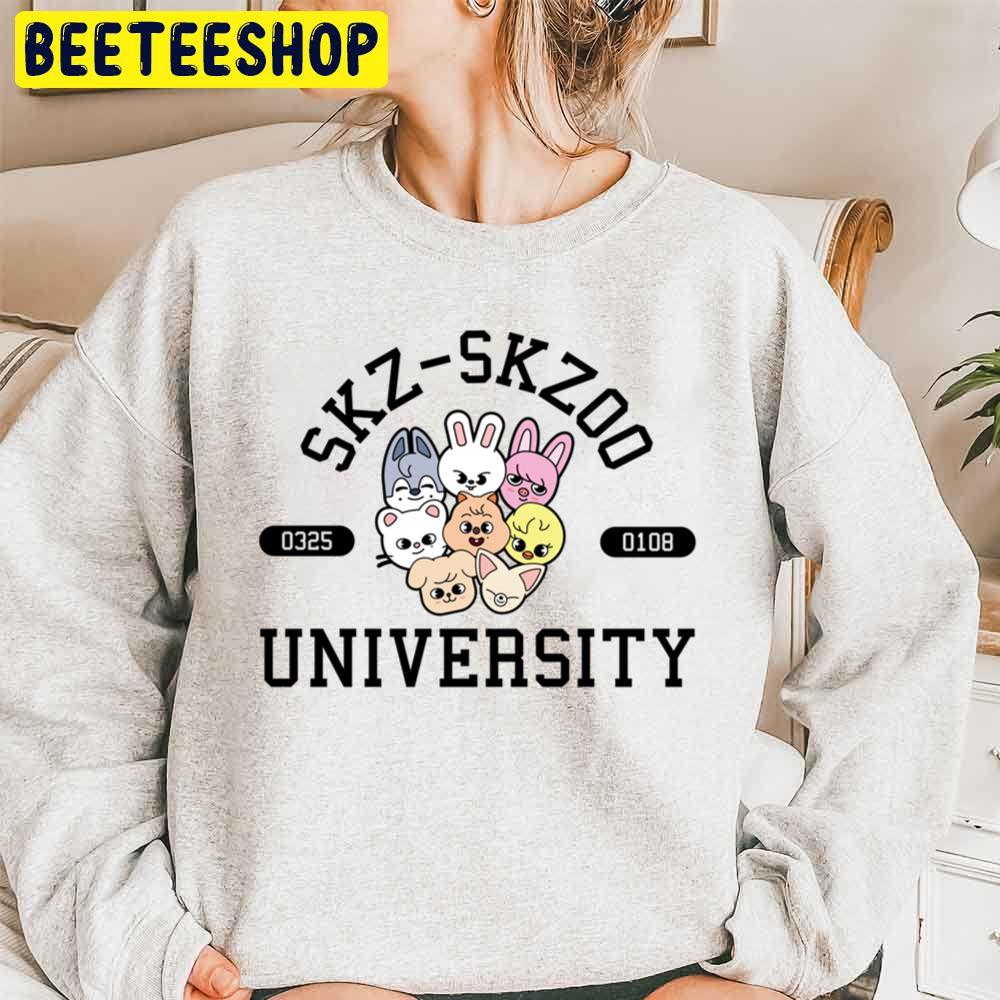 0325 0108 Stray Kids Skzoo University Trending Unisex Sweatshirt 0325 0108 Stray Kids Skzoo University Trending Unisex Sweatshirt