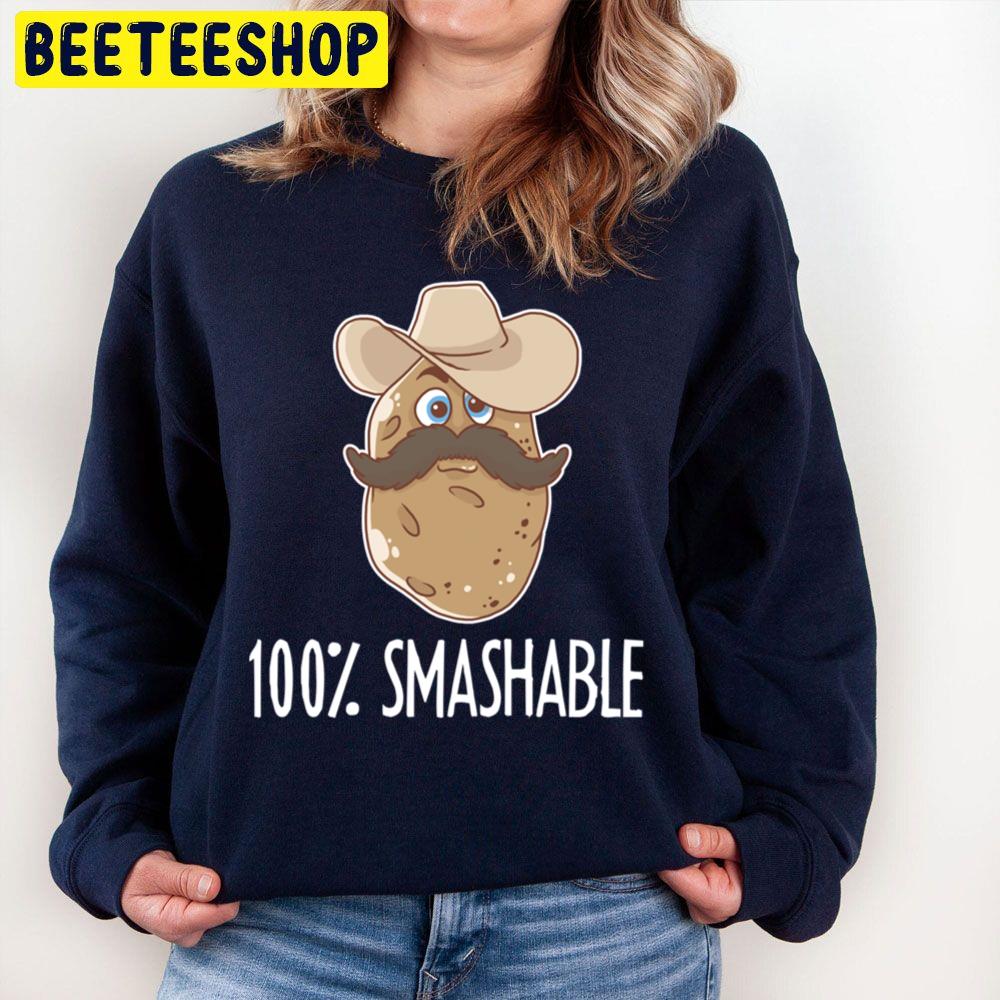 100 Smashable Potato Mexican Food Mustache Beard Trending Unisex Sweatshirt 100 Smashable Potato Mexican Food Mustache Beard Trending Unisex Sweatshirt