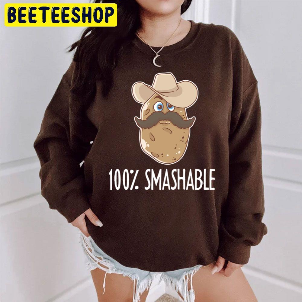100 Smashable Potato Mexican Food Mustache Beard Trending Unisex Sweatshirt 100 Smashable Potato Mexican Food Mustache Beard Trending Unisex Sweatshirt