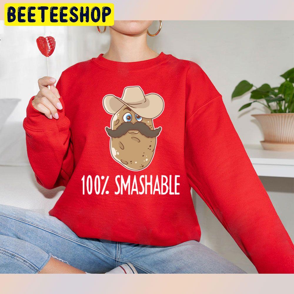 100 Smashable Potato Mexican Food Mustache Beard Trending Unisex Sweatshirt 100 Smashable Potato Mexican Food Mustache Beard Trending Unisex Sweatshirt