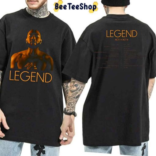 John Legend Legend Act I And Act II 2022 Double Side Unisex T-Shirt
