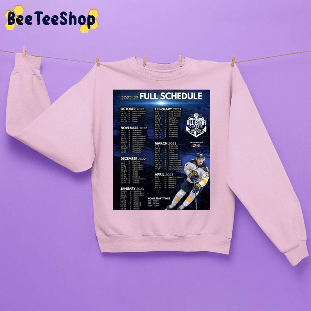 2022 2023 Full Schedule Norfolk Admirals Hockey Team Trending Unisex Shirt 2022 2023 Full Schedule Norfolk Admirals Hockey Team Trending Unisex Shirt