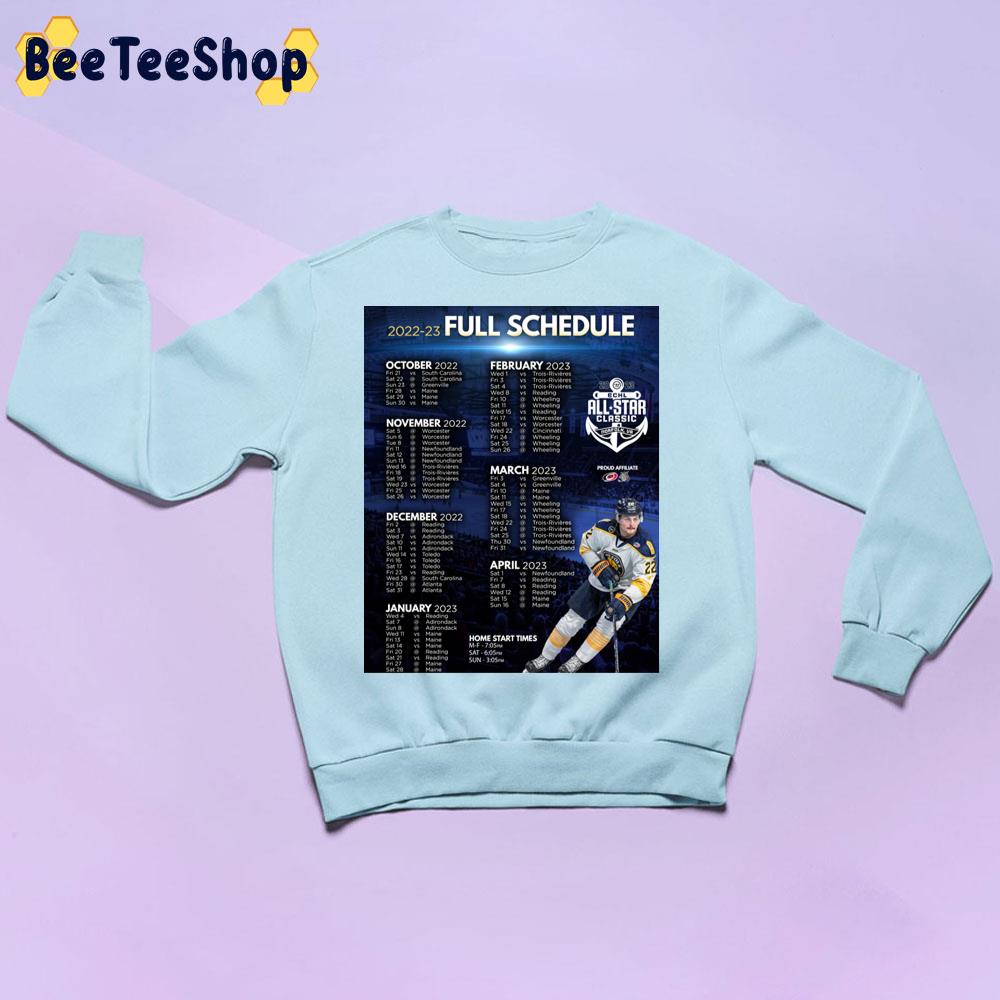 2022 2023 Full Schedule Norfolk Admirals Hockey Team Trending Unisex Shirt 2022 2023 Full Schedule Norfolk Admirals Hockey Team Trending Unisex Shirt