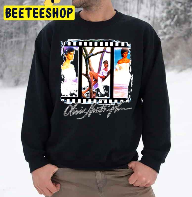 80's Vintage Olivia Newton Trending Unisex Sweatshirt 80's Vintage Olivia Newton Trending Unisex Sweatshirt