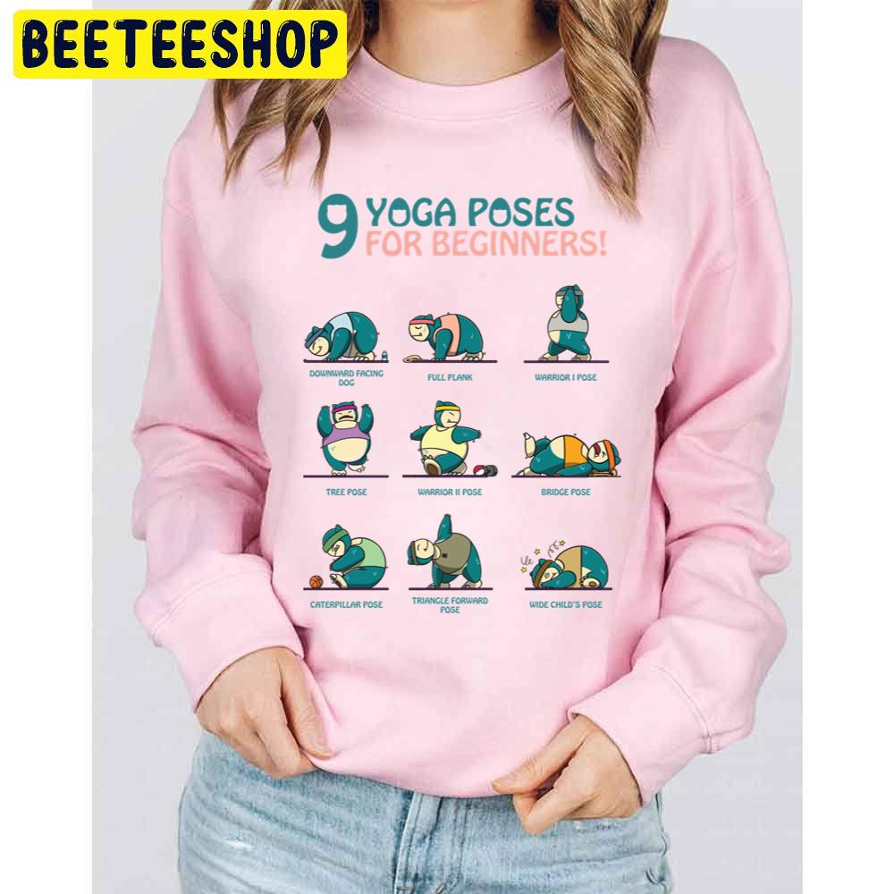 9 Snorlax Yoga Poses For Beginners Trending Unisex Sweatshirt 9 Snorlax Yoga Poses For Beginners Trending Unisex Sweatshirt