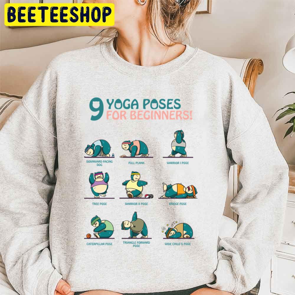 9 Snorlax Yoga Poses For Beginners Trending Unisex Sweatshirt 9 Snorlax Yoga Poses For Beginners Trending Unisex Sweatshirt