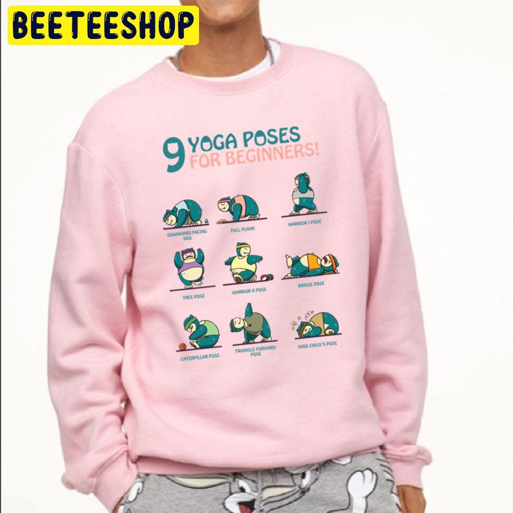 9 Snorlax Yoga Poses For Beginners Trending Unisex Sweatshirt 9 Snorlax Yoga Poses For Beginners Trending Unisex Sweatshirt