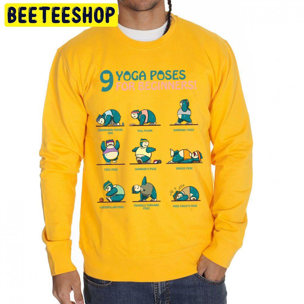 9 Snorlax Yoga Poses For Beginners Trending Unisex Sweatshirt 9 Snorlax Yoga Poses For Beginners Trending Unisex Sweatshirt