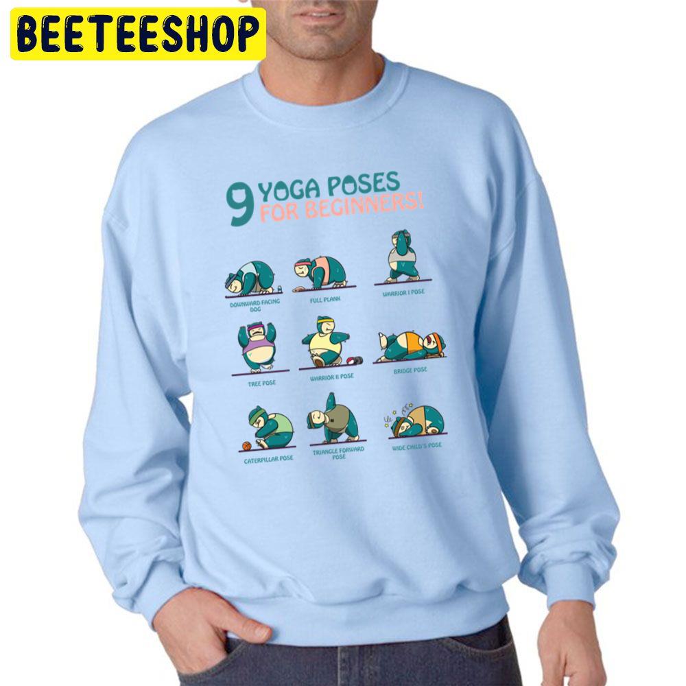 9 Snorlax Yoga Poses For Beginners Trending Unisex Sweatshirt 9 Snorlax Yoga Poses For Beginners Trending Unisex Sweatshirt