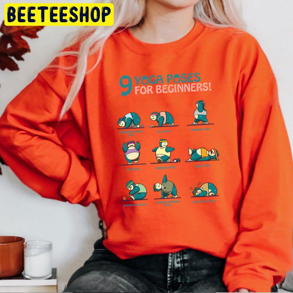 9 Snorlax Yoga Poses For Beginners Trending Unisex Sweatshirt 9 Snorlax Yoga Poses For Beginners Trending Unisex Sweatshirt