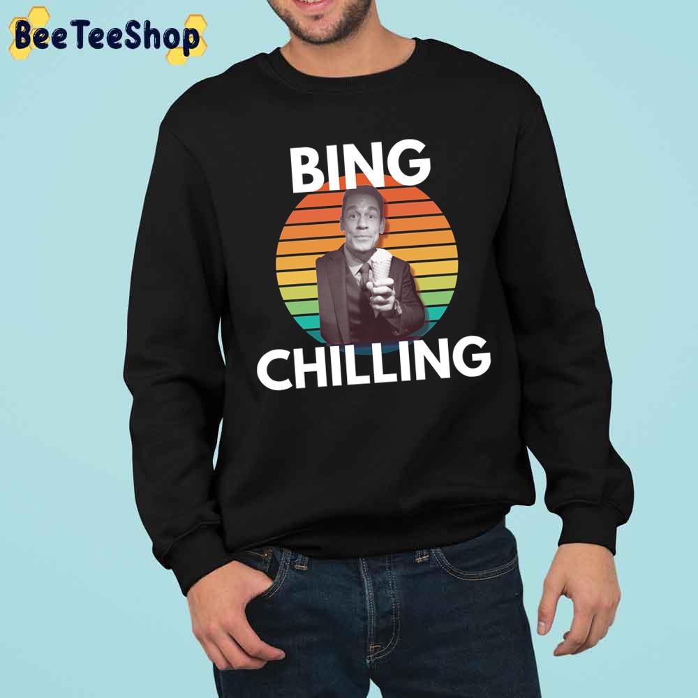 Retro John Xina Ice Cream Bing Chilling Funny Trending Unisex Sweatshirt Retro John Xina Ice Cream Bing Chilling Funny Trending Unisex Sweatshirt