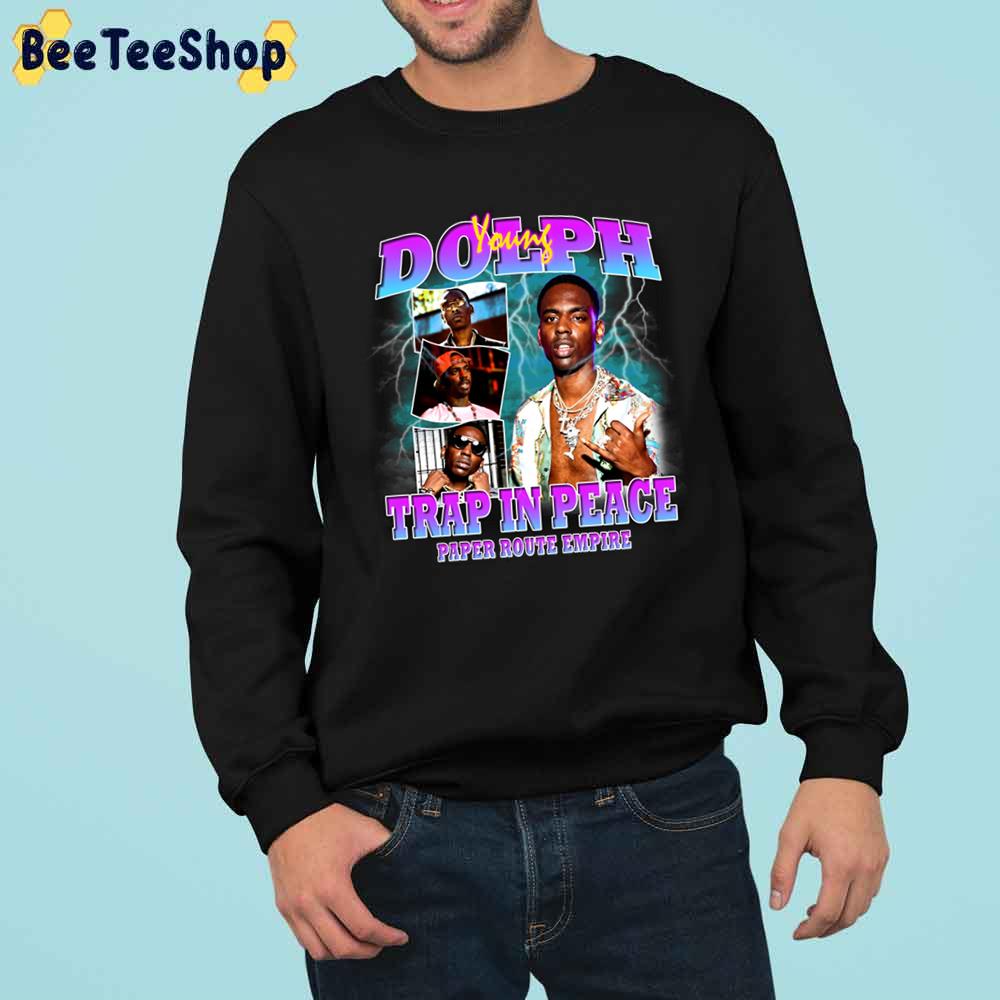 Trap In Peace Paper Route Empire Young Dolph 1985 2021 Trending Unisex Sweatshirt Trap In Peace Paper Route Empire Young Dolph 1985 2021 Trending Unisex Sweatshirt