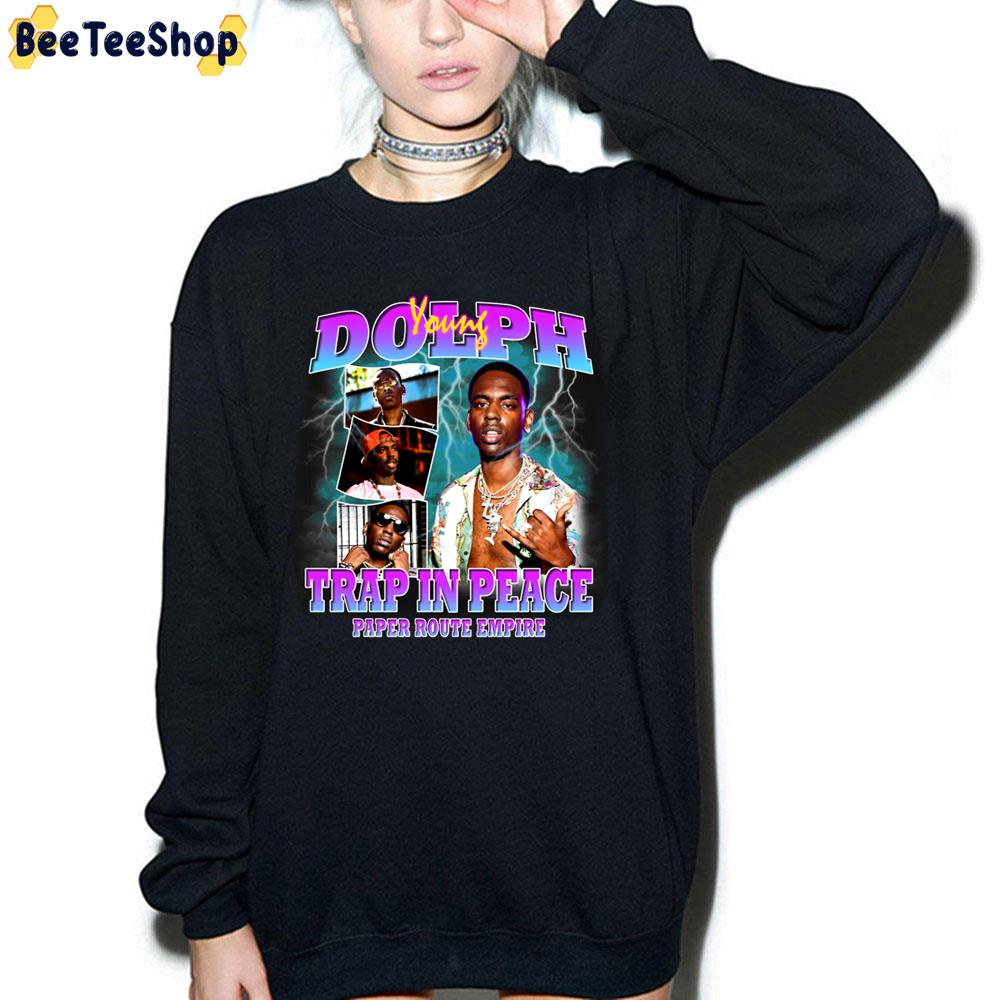 Trap In Peace Paper Route Empire Young Dolph 1985 2021 Trending Unisex Sweatshirt Trap In Peace Paper Route Empire Young Dolph 1985 2021 Trending Unisex Sweatshirt