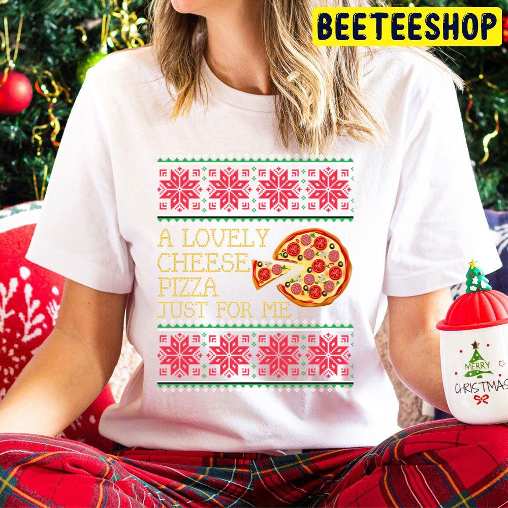 A Lovely Cheese Pizza Just For Me Pizza Knit Christmas Xmas Trending Unisex Hoodie A Lovely Cheese Pizza Just For Me Pizza Knit Christmas Xmas Trending Unisex Hoodie