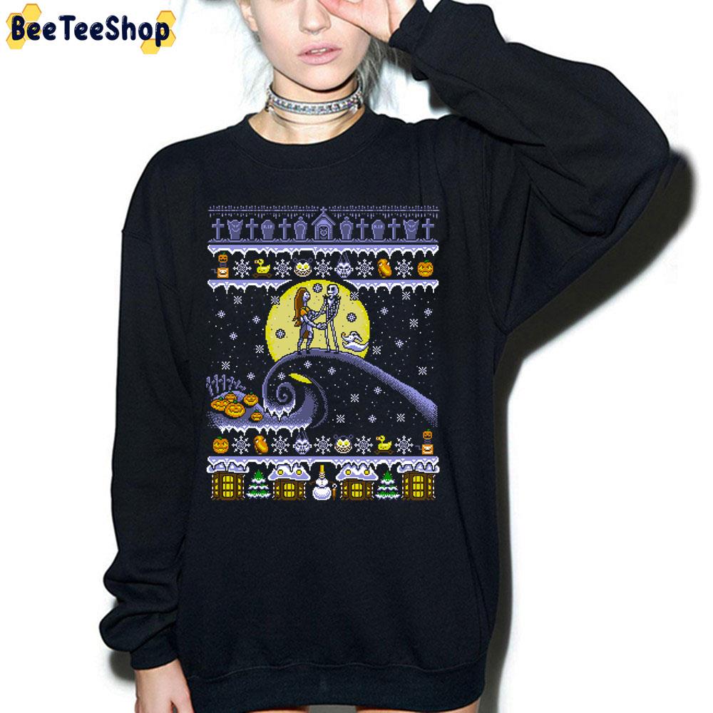 A Romantic Nightmare Christmas Knit Pattern Trending Unisex Sweatshirt A Romantic Nightmare Christmas Knit Pattern Trending Unisex Sweatshirt
