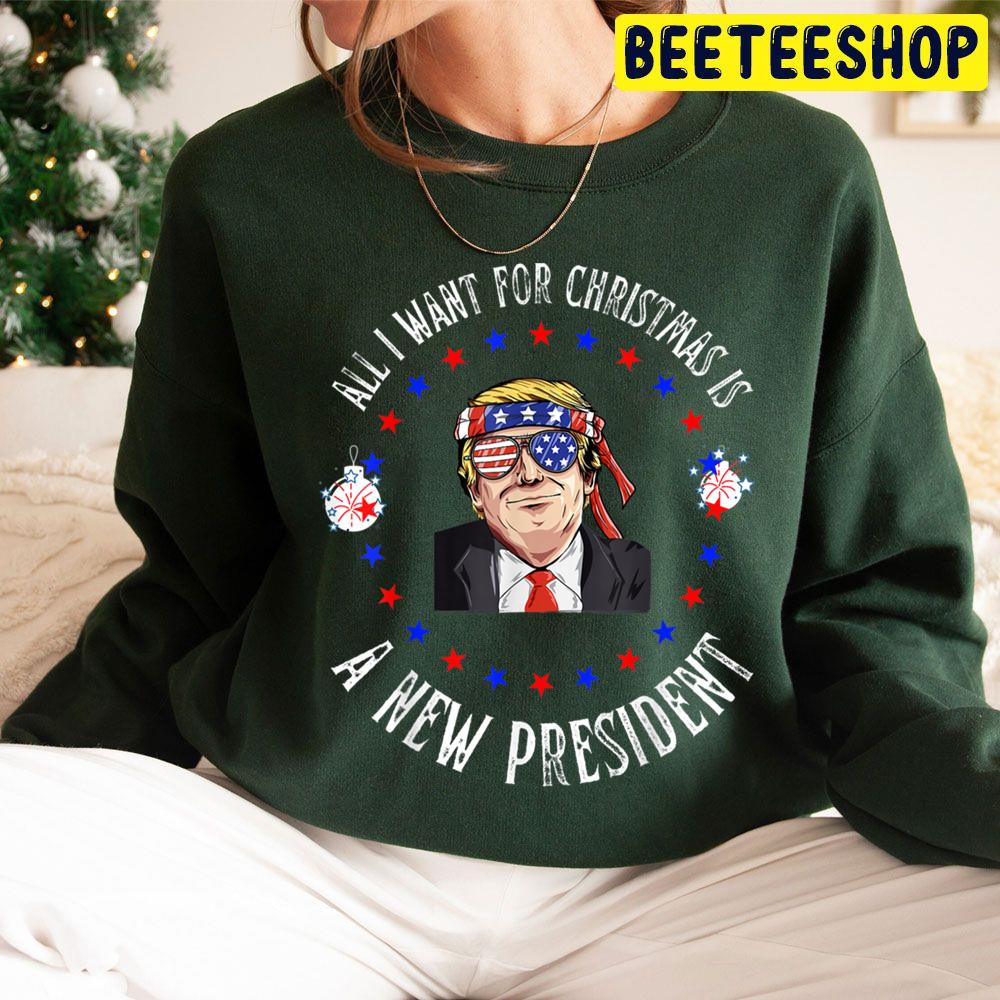 All I Want For Christmas Is A New President Trump Trending Unisex Hoodie All I Want For Christmas Is A New President Trump Trending Unisex Hoodie