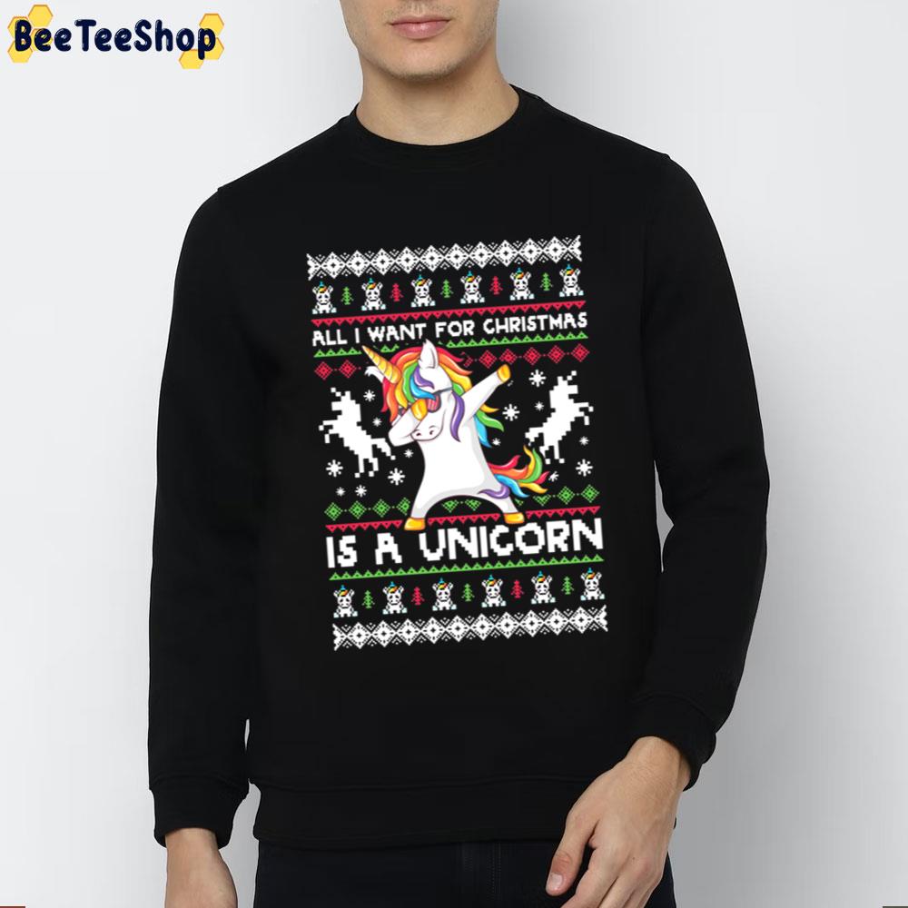 All I Want For Christmas Is A Unicorn Knit Pattern Trending Unisex Sweatshirt All I Want For Christmas Is A Unicorn Knit Pattern Trending Unisex Sweatshirt