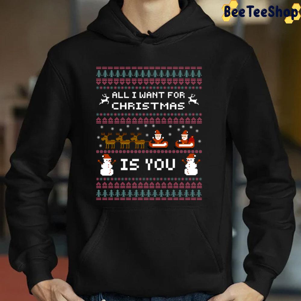 All I Want For Christmas Is You Knit Pattern Trending Unisex Sweatshirt All I Want For Christmas Is You Knit Pattern Trending Unisex Sweatshirt