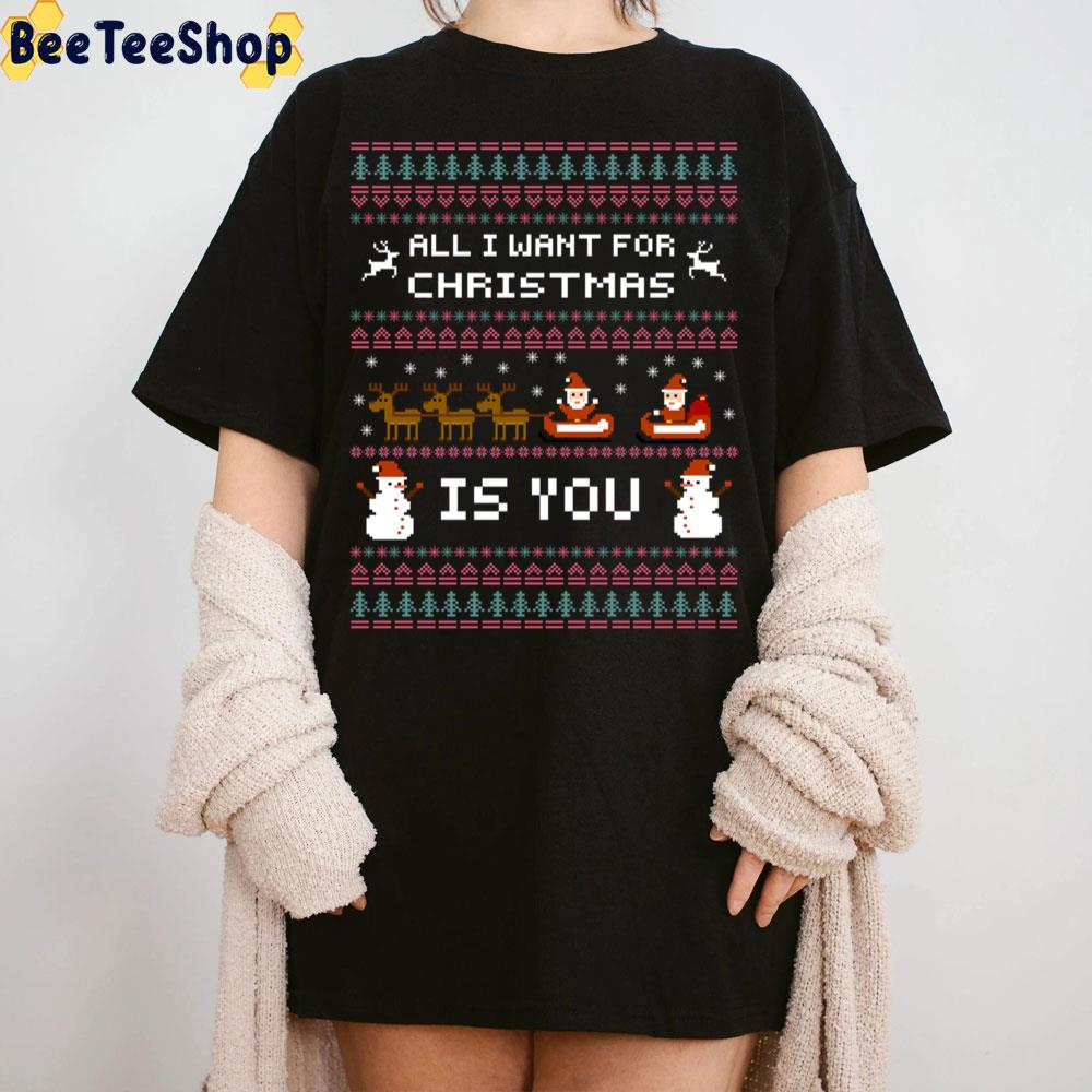 All I Want For Christmas Is You Knit Pattern Trending Unisex Sweatshirt All I Want For Christmas Is You Knit Pattern Trending Unisex Sweatshirt