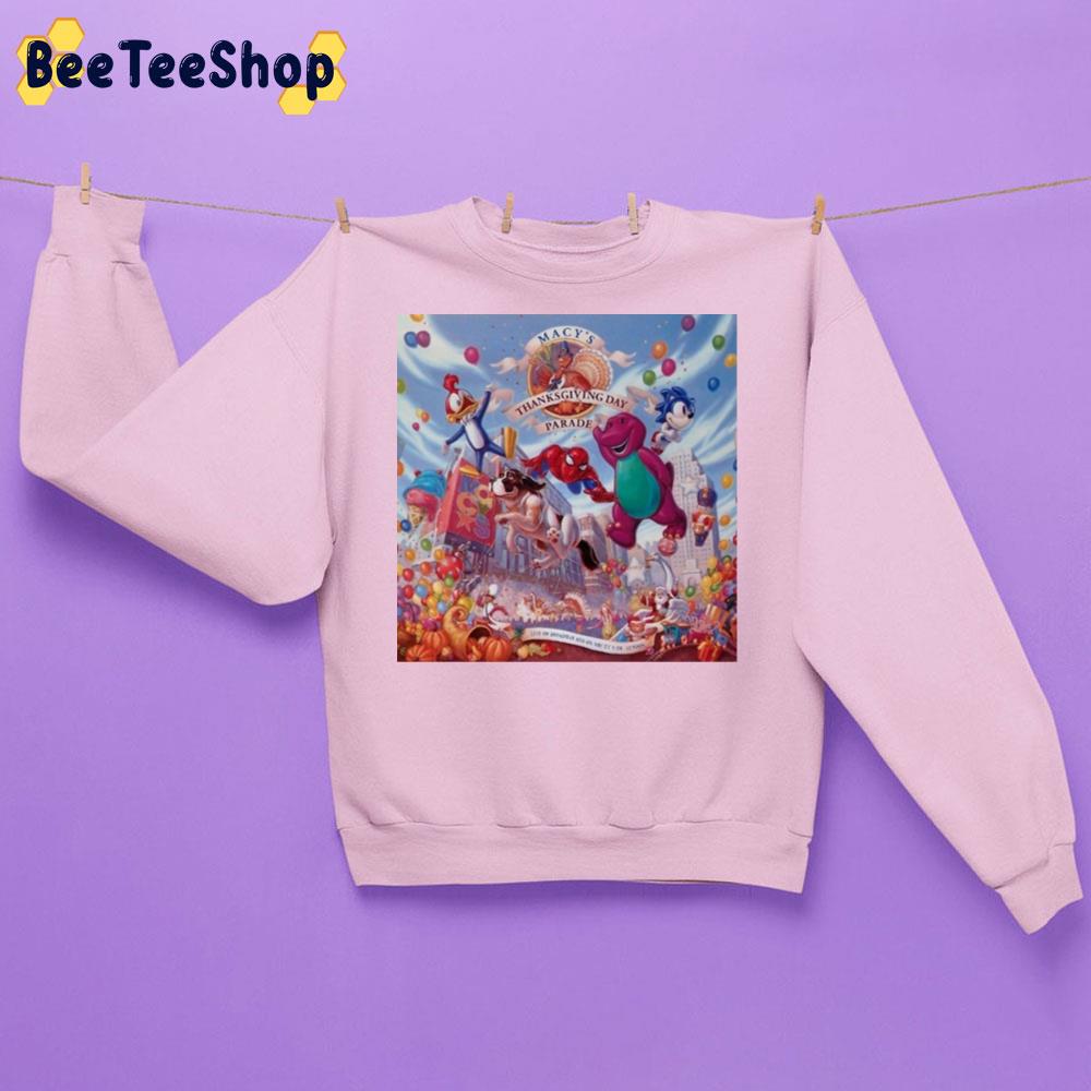 Artwork From The 1994 Macy’s Thanksgiving Day Parade Trending Unisex Sweatshirt Artwork From The 1994 Macy’s Thanksgiving Day Parade Trending Unisex Sweatshirt