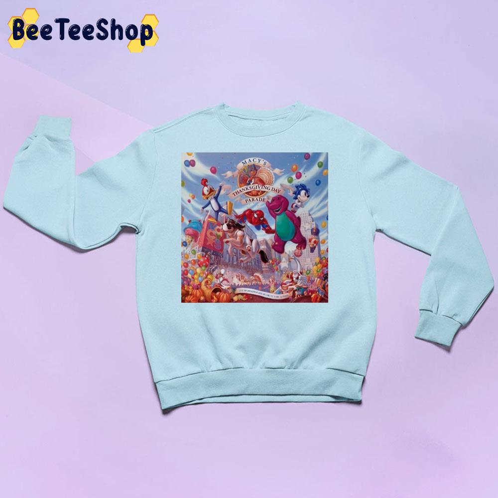 Artwork From The 1994 Macy’s Thanksgiving Day Parade Trending Unisex Sweatshirt Artwork From The 1994 Macy’s Thanksgiving Day Parade Trending Unisex Sweatshirt
