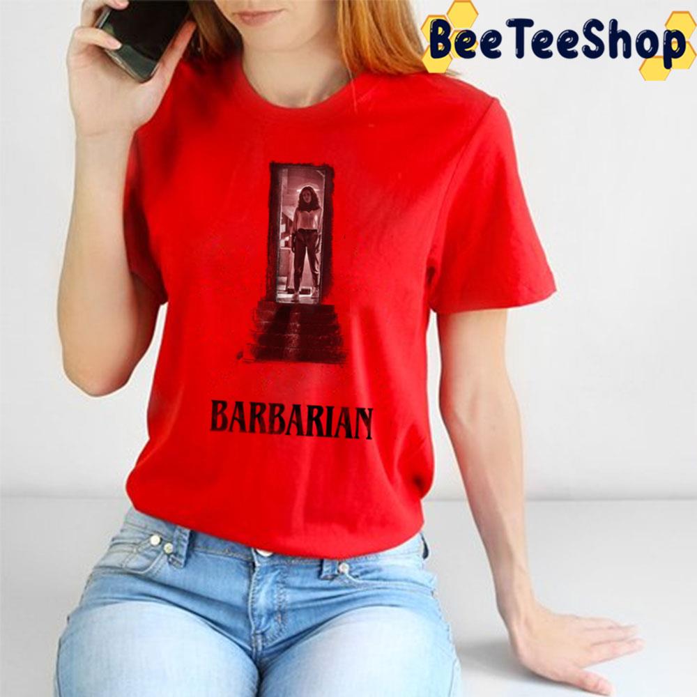 Barbarian 2022 Horor Movie Trending Unisex T-Shirt Barbarian 2022 Horor Movie Trending Unisex T-Shirt