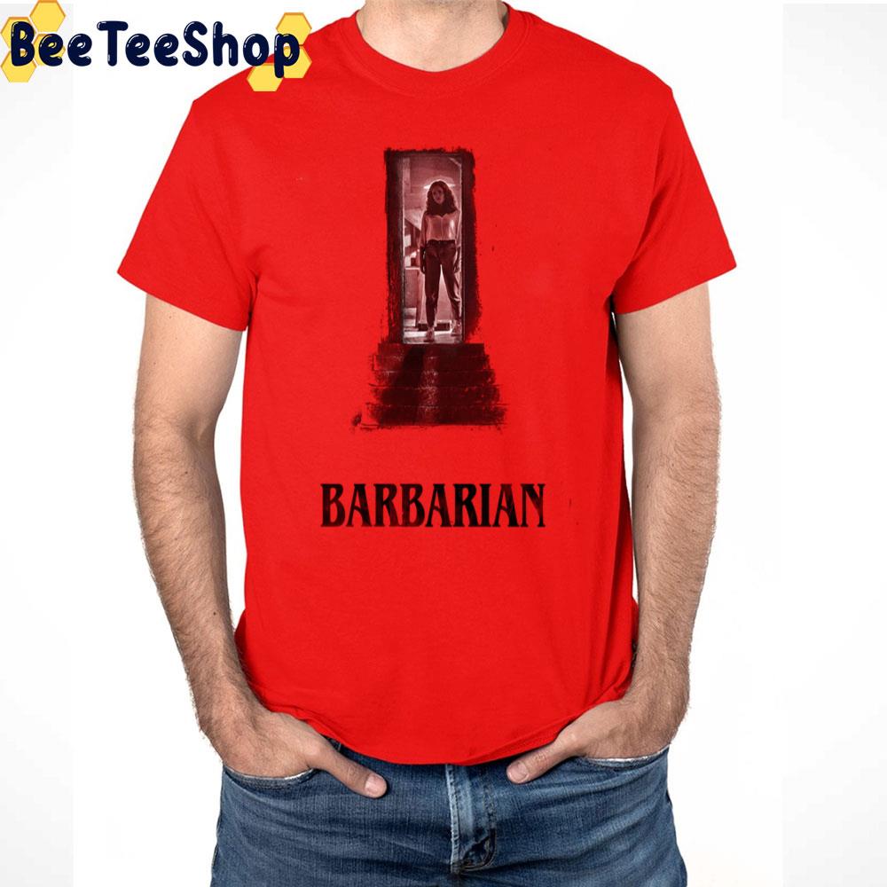 Barbarian 2022 Horor Movie Trending Unisex T-Shirt Barbarian 2022 Horor Movie Trending Unisex T-Shirt