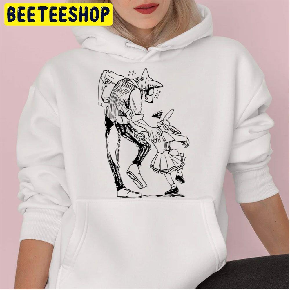 Beastars Legoshi And Haru Trending Unisex Hoodie Beastars Legoshi And Haru Trending Unisex Hoodie