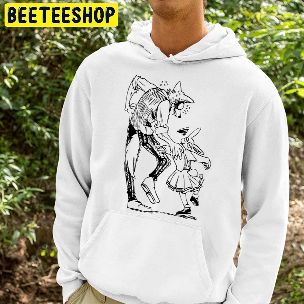 Beastars Legoshi And Haru Trending Unisex Hoodie Beastars Legoshi And Haru Trending Unisex Hoodie