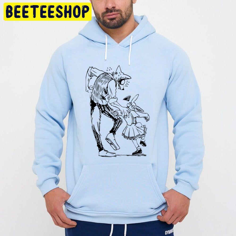Beastars Legoshi And Haru Trending Unisex Hoodie Beastars Legoshi And Haru Trending Unisex Hoodie