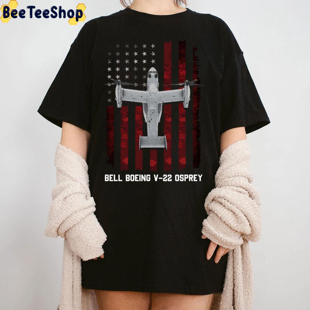 Bell Boeing V-22 Osprey Helicopter Us Flag Trending Unisex Sweatshirt Bell Boeing V-22 Osprey Helicopter Us Flag Trending Unisex Sweatshirt