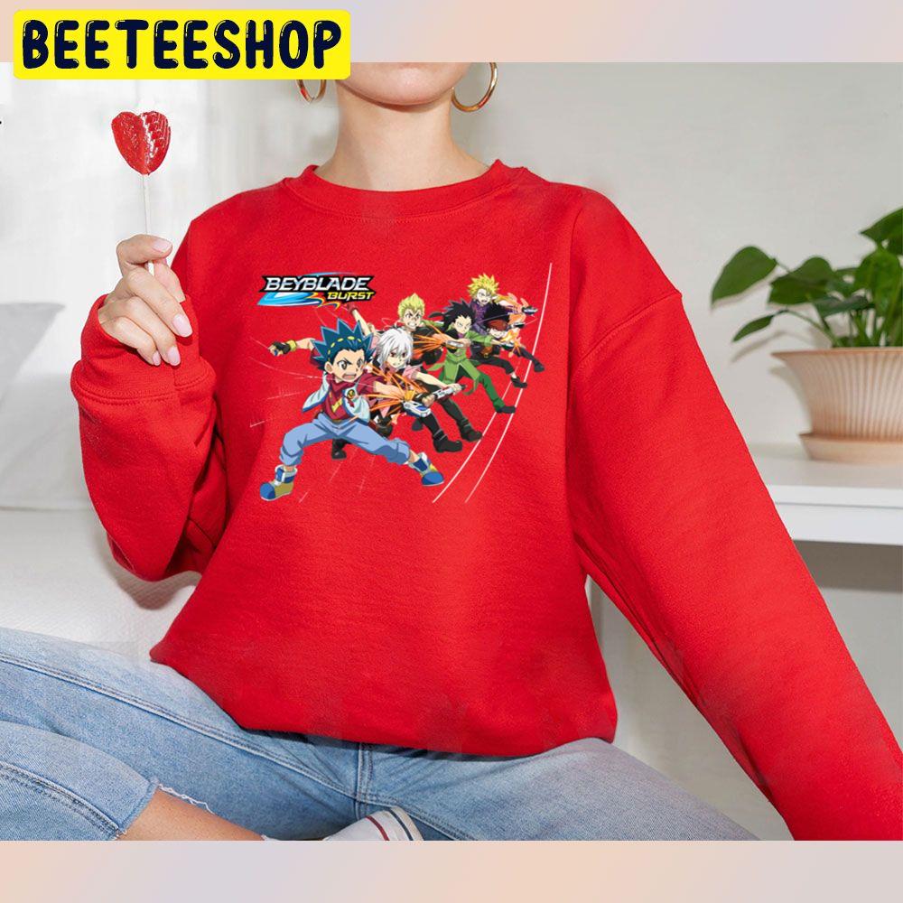 Beyblade Burst, Volt, Shu, Rontaro Trending Unisex Sweatshirt Beyblade Burst, Volt, Shu, Rontaro Trending Unisex Sweatshirt