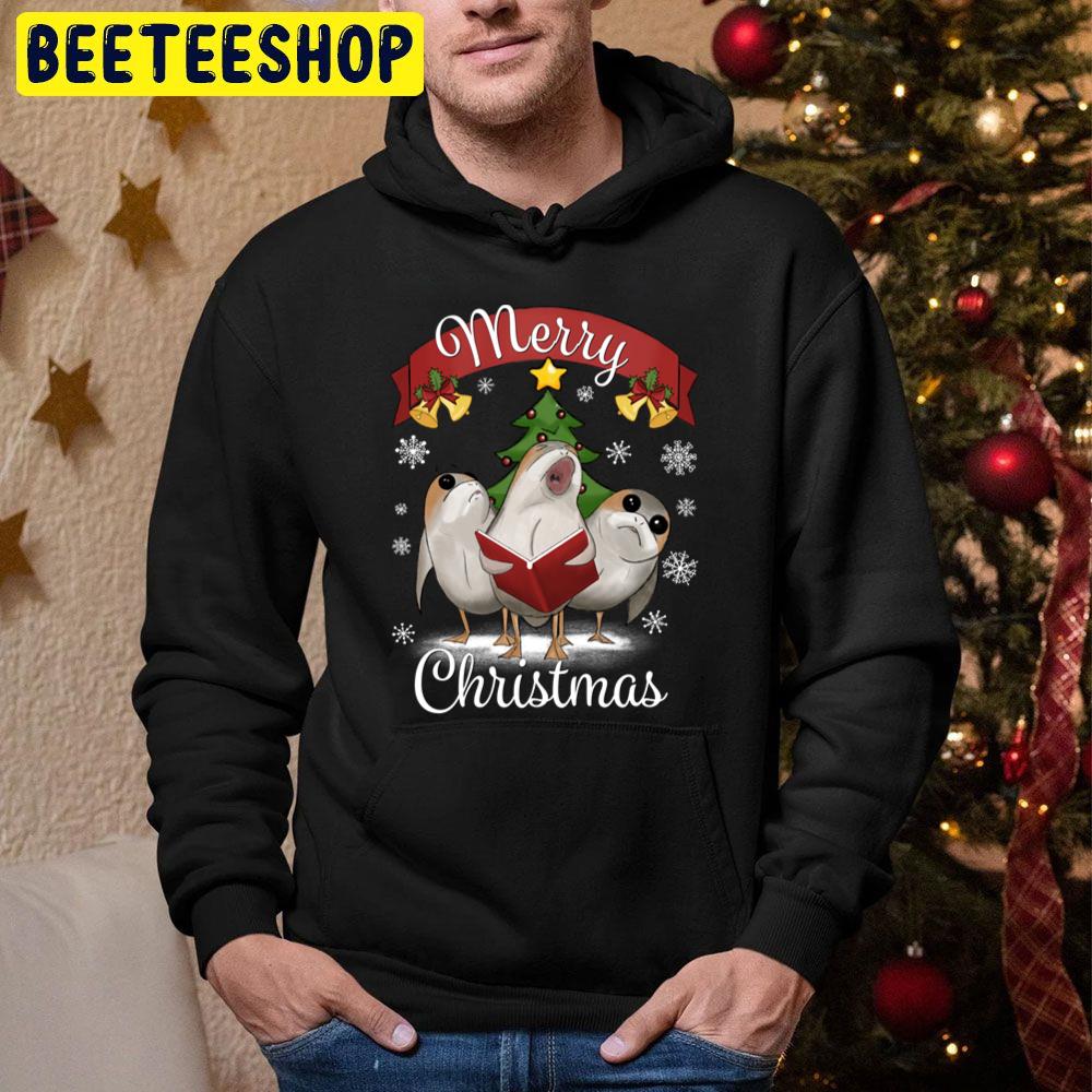 Birds Singing Marry Christmas Trending Unisex Hoodie Birds Singing Marry Christmas Trending Unisex Hoodie