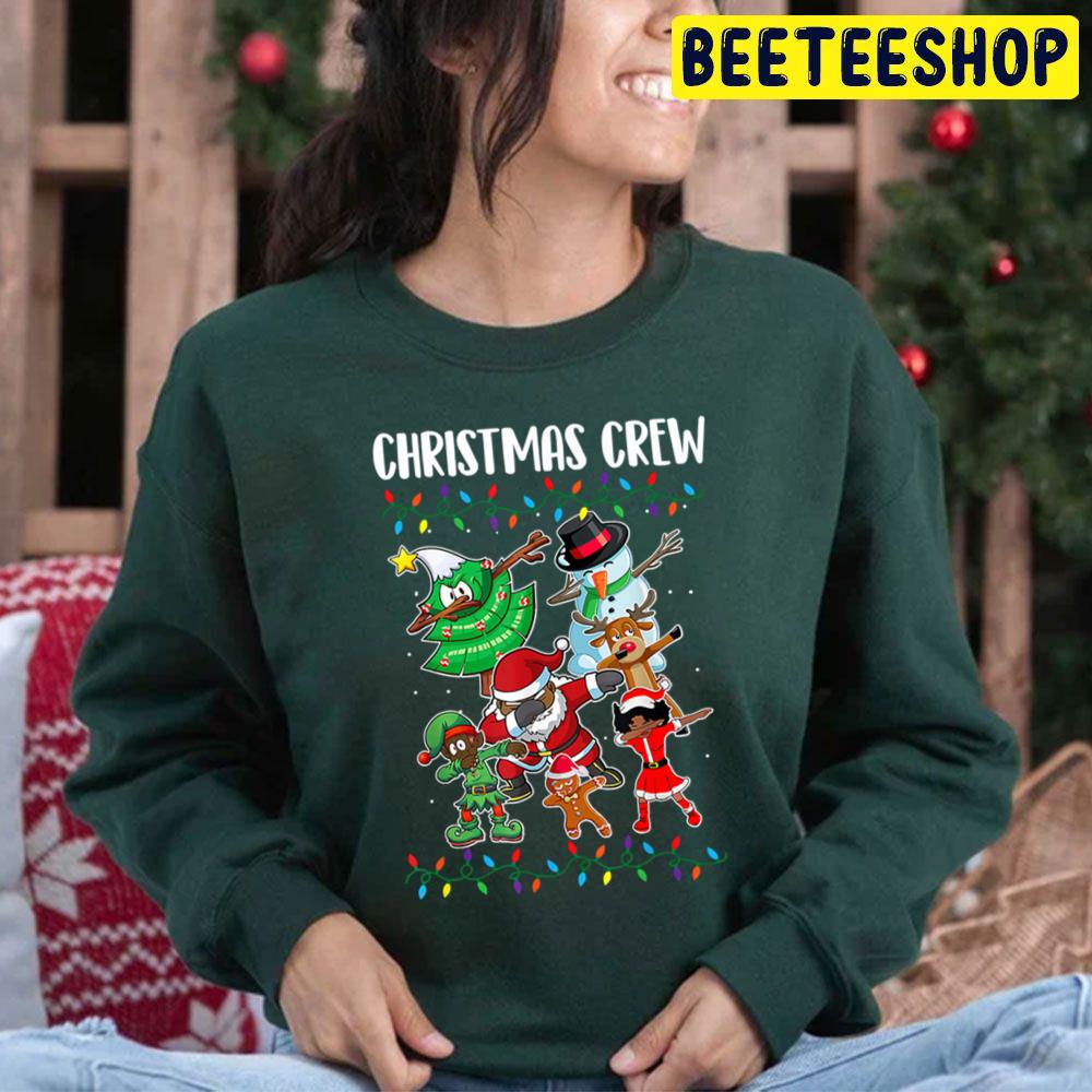 Black African American Christmas Crew Trending Unisex Hoodie Black African American Christmas Crew Trending Unisex Hoodie