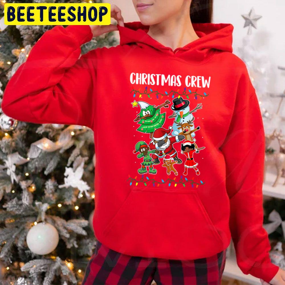 Black African American Christmas Crew Trending Unisex Hoodie Black African American Christmas Crew Trending Unisex Hoodie