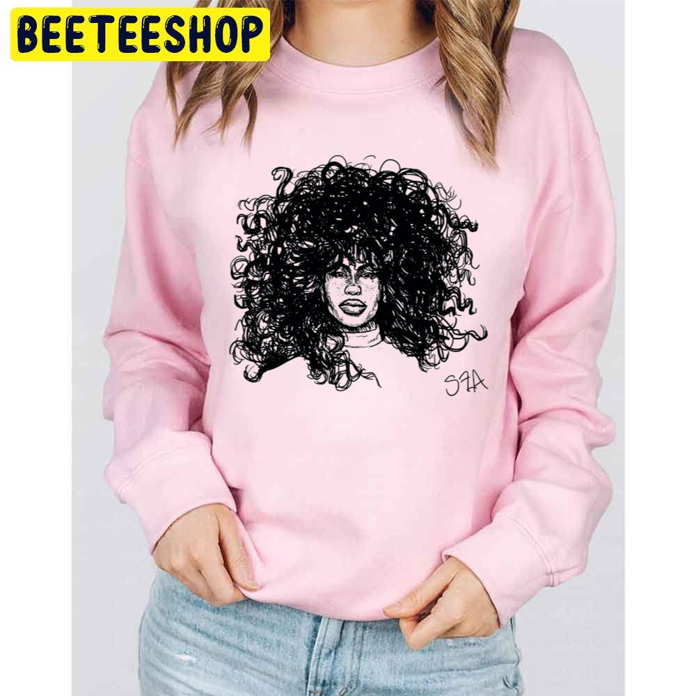 Black Art Sza Trending Unisex Sweatshirt Black Art Sza Trending Unisex Sweatshirt