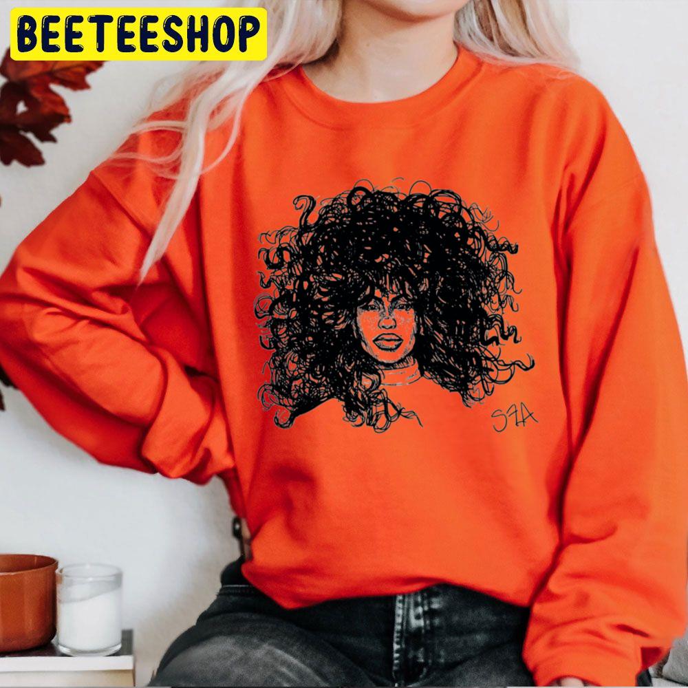 Black Art Sza Trending Unisex Sweatshirt Black Art Sza Trending Unisex Sweatshirt