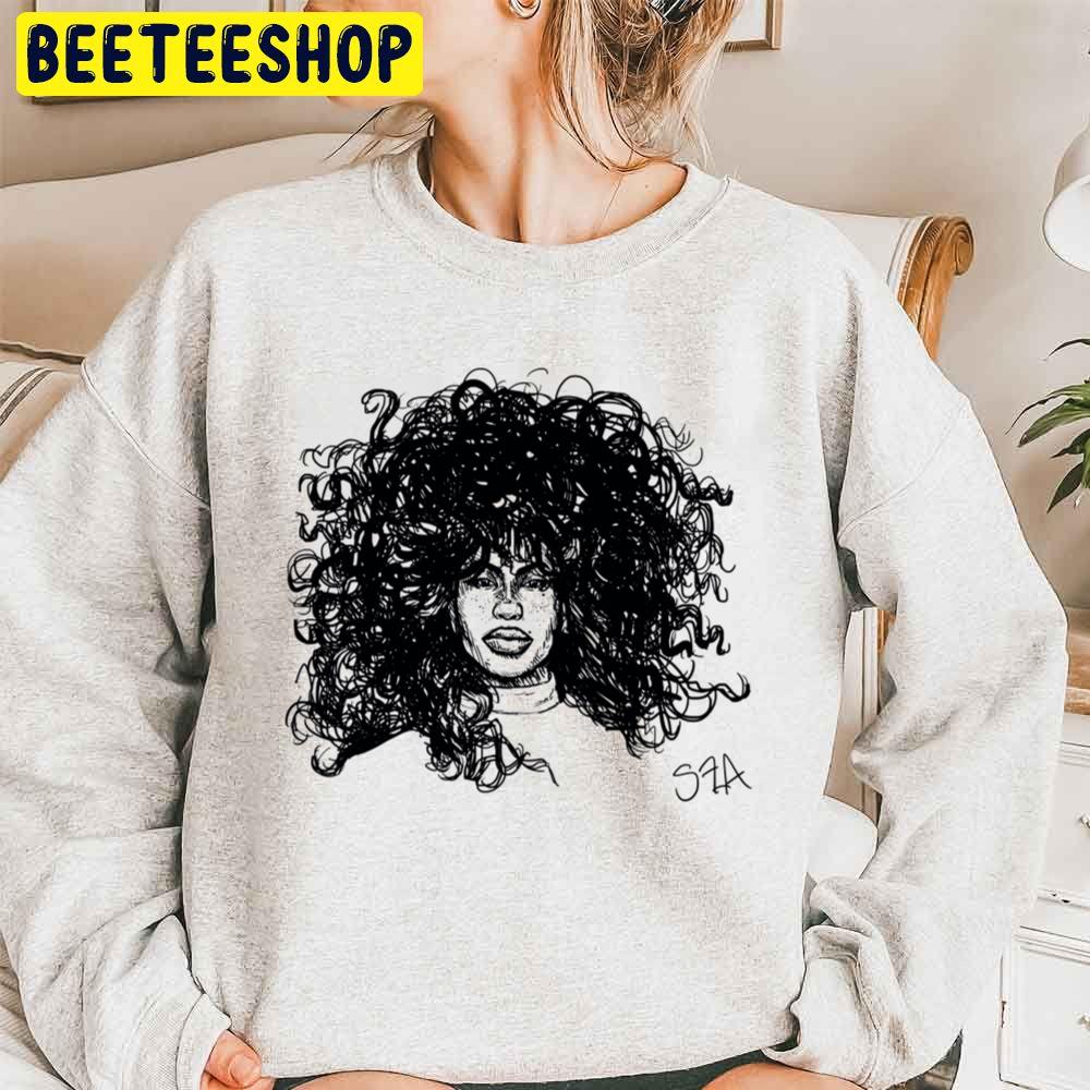 Black Art Sza Trending Unisex Sweatshirt Black Art Sza Trending Unisex Sweatshirt