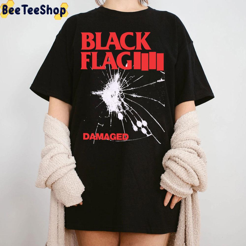 Black Flag Damaged Trending Unisex Sweatshirt Black Flag Damaged Trending Unisex Sweatshirt