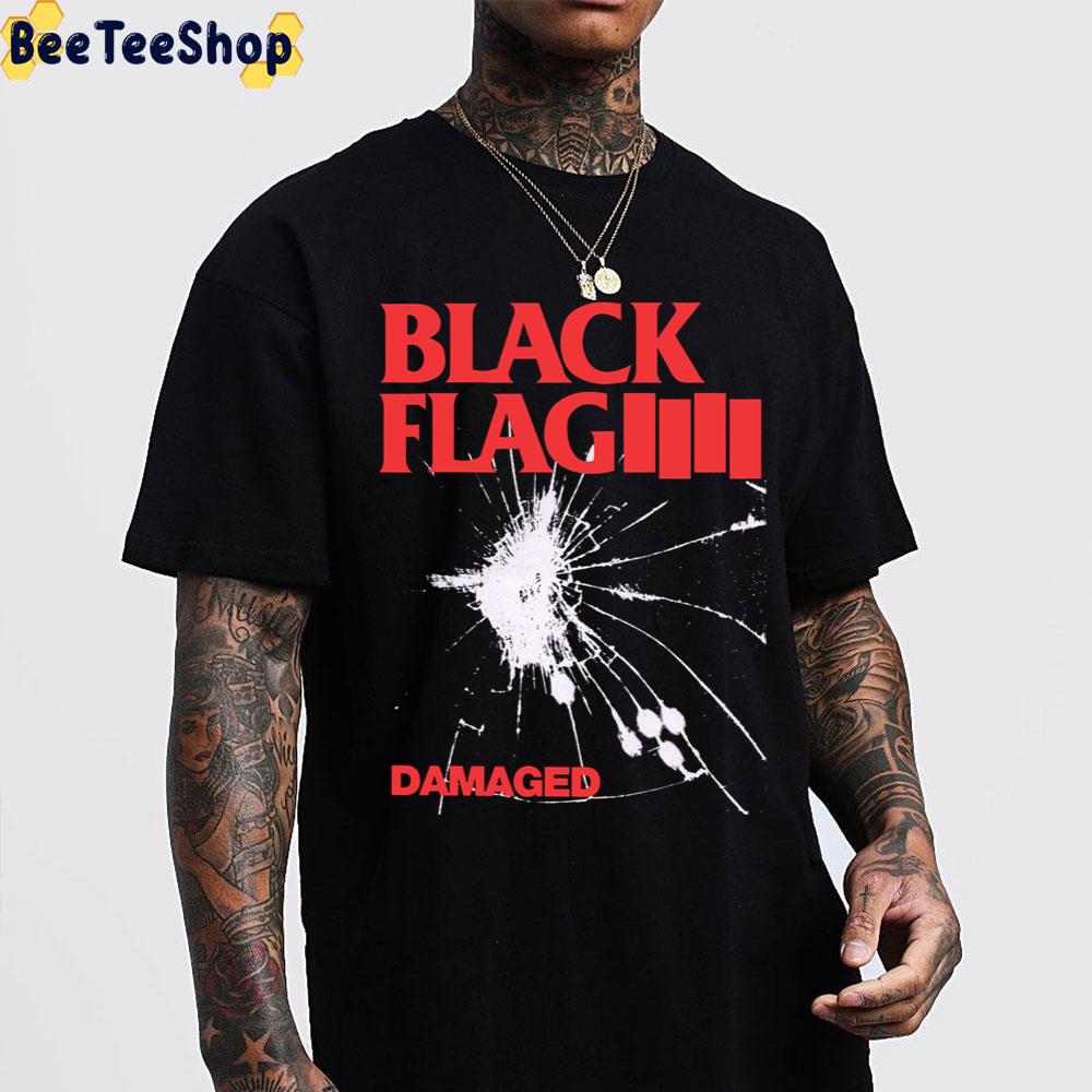 Black Flag Damaged Trending Unisex Sweatshirt Black Flag Damaged Trending Unisex Sweatshirt