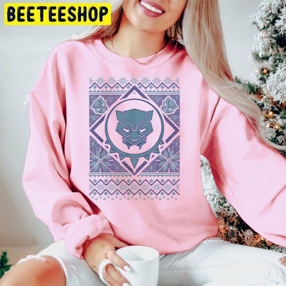 Black Panther Knit Christmas Trending Unisex Hoodie Black Panther Knit Christmas Trending Unisex Hoodie
